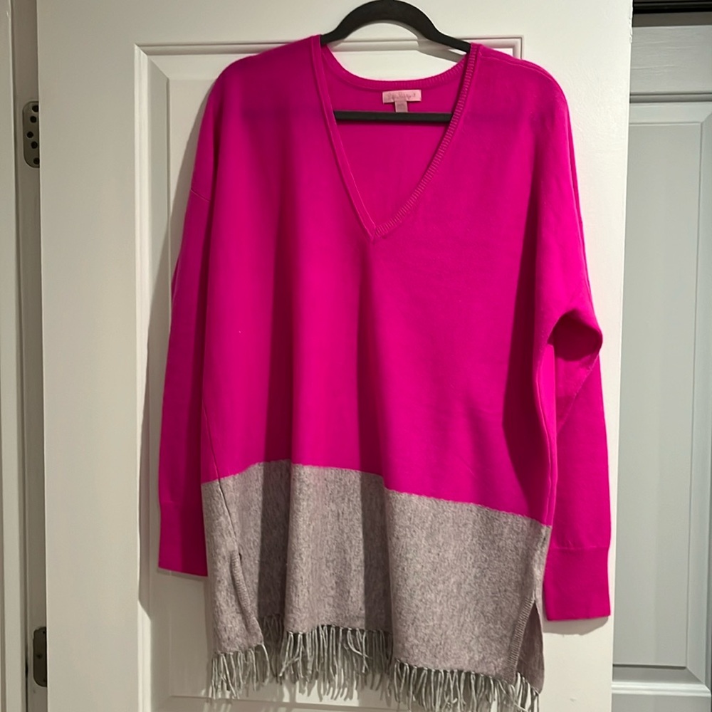 NWOT Lilly Pulitzer 100% cashmere sweater Size L/XL